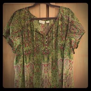 Beautiful layering blouse from Liz Claiborne